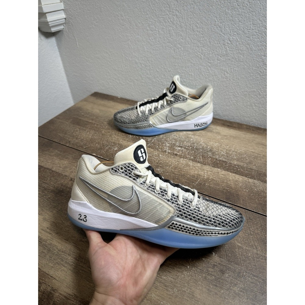 Nike Sabrina 1 By You Size 11.5W 10M White Basketball Shoes Sneakers
